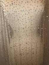 Load image into Gallery viewer, Rhinestone Beaded Tulle Fabric