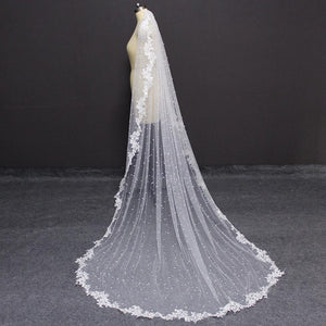 Beaded Bridal Veil