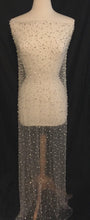Load image into Gallery viewer, Rhinestone Beaded Tulle Fabric